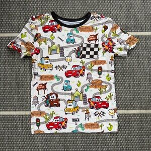 Little Sleepies CARS Radiator Springs Bamboo Viscose Pocket Tee